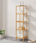 immagine-3-five-simply-smart-scaffale-a-colonna-in-bambu-con-4-ripiani-mensole-ean-3560239680437