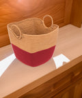 immagine-3-five-simply-smart-set-3-cestini-in-vimini-solar-power-rosso-ean-3560231557386