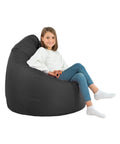 immagine-3-king-collection-pouf-a-sacco-in-nylon-65x62cm-nero-ean-8023755045975