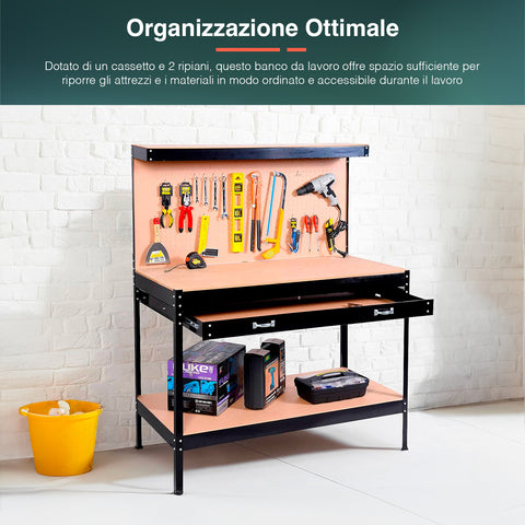 immagine-3-kombo-banco-da-lavoro-2-ripiani-e-1-cassetto-in-acciaio-con-schienale-in-mdf-150x120x60cm-ean-8050612778844