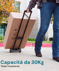 immagine-3-kombo-carrello-pieghevole-con-ruote-in-nylon-e-acciaio-max-30kg-nero-ean-8055384191877