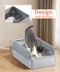 puppy lovers kit lettiera acciaio per gatti completo di coperchio paletta e sacchetto p ean 8054806950238