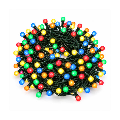 saint joy catena luminosa 500 led cherry 125 m 8 giochi di luce ip44 ean 8056819081220