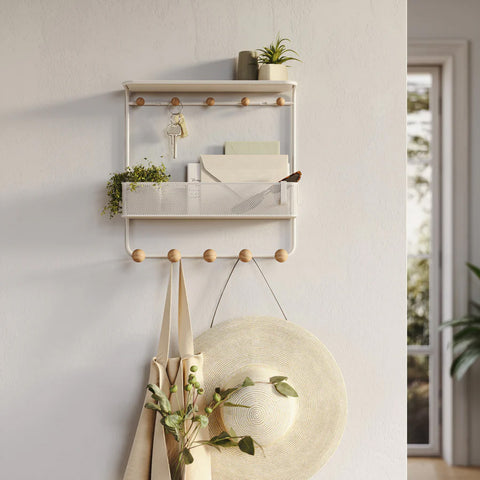 immagine-3-umbra-appendiabiti-10-ganci-con-1-ripiano-e-cestello-in-metallo-ean-028295374576