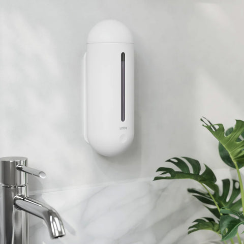 immagine-3-umbra-dispenser-per-liquidi-soft-touch-da-parete-443ml-ean-028295365178