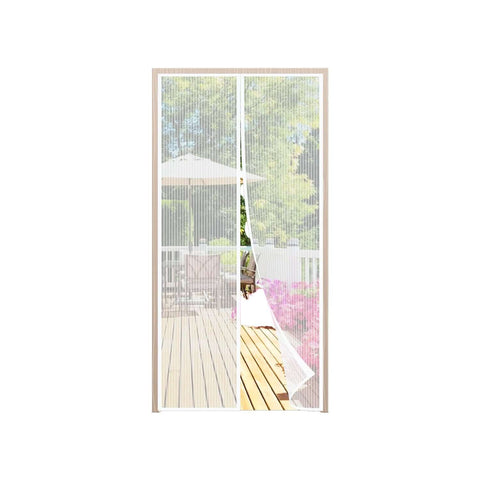 Moustiquaire à fermeture magnétique 240x140 cm pour Portes, Balcons et Terrasses