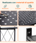 avilia home scaffale mobile pieghevole 4 livelli con ruote girevoli bloccabili ean 8052879010484