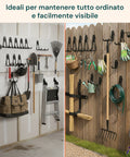 daimann kit 16 ganci da muro per officina o garage diverse misure e usi ean 8056590070307