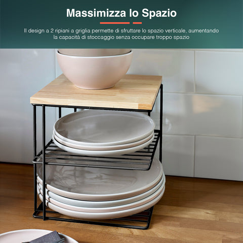 immagine-4-five-simply-smart-scaffale-angolare-salvaspazio-a-2-ripiani-griglia-24cm-nero-ean-3560232770630