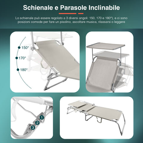 immagine-4-garden-friend-lettino-da-mare-pieghevole-con-parasole-in-alluminio-2x1-beige-ean-8023755057008
