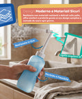 keiki bidet portatile post partum in eva 450ml con ugello angolato a 60 e retrattile ean 8056590110126