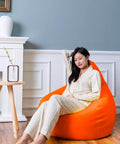 immagine-4-king-collection-pouf-a-sacco-in-nylon-65x62cm-arancio-ean-8023755045913