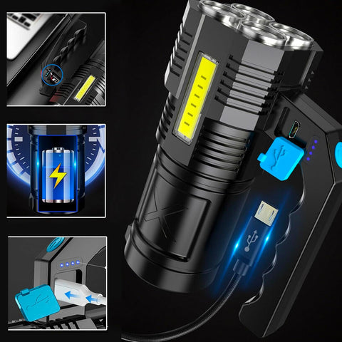immagine-4-omega-torcia-camping-4-led-180lm-con-luce-laterale-150lm-ricaricabile-usb-ean-8053340478369