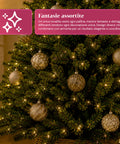 saint joy palline di natale set 16 pezzi assortiti a6 cm oro o argento ean 8050043128249