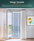 Patagonia Zanzariera Magnetica Bianca 240x140 con Tessuto Resistente e Montaggio Facile Ean 8050030810393
