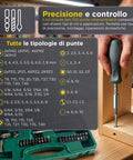 daimann set attrezzi da lavoro 130 pezzi in acciaio cromo vanadio con cricchetto inserti e bussole ean 8056590070413