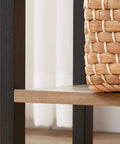 immagine-5-five-simply-smart-libreria-scaffale-2-ripiani-con-mobile-basso-68x35x176cm-nero-ean-3560232580437