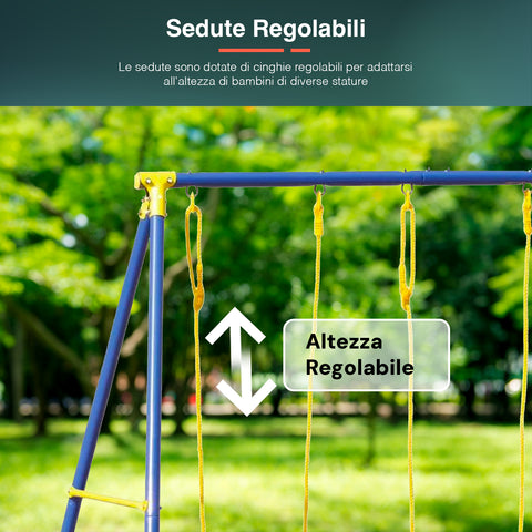 immagine-5-garden-friend-altalena-2-posti-per-bambini-in-metallo-209x142x182cm-ean-8023755045623
