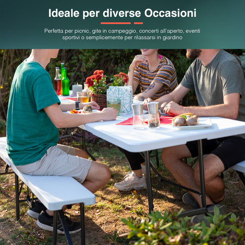 immagine-5-garden-friend-panca-da-picnic-rettangolare-pieghevole-183x30x44cm-bianco-ean-8023755050368