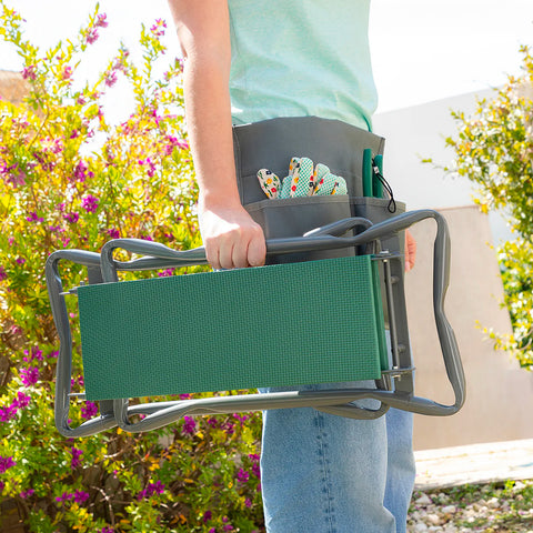 immagine-5-innovagoods-panca-pieghevole-con-borsa-per-gli-attrezzi-da-giardinaggio-60x49x275cm-ean-8435527821616