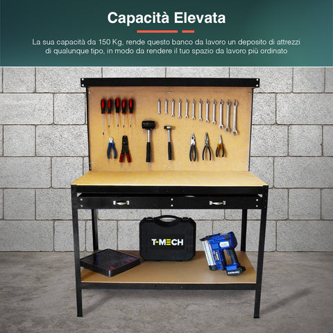immagine-5-kombo-banco-da-lavoro-2-ripiani-e-1-cassetto-in-acciaio-con-schienale-in-mdf-150x120x60cm-ean-8050612778844