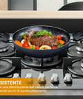 pensofal tegame 28cm antiaderente effetto pietra con minerali e fondo inox ean 8020173085156