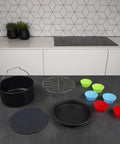 immagine-5-princess-set-10-accessori-per-friggitrice-ad-aria-in-metallo-e-silicone-32l-ean-8713016074836