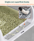 puppy lovers kit lettiera acciaio per gatti completo di coperchio paletta e sacchetto p ean 8054806950238
