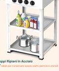 staylux cucina a gas da esterno con supporto e 2 ripiani acciaio potente e pratica ean 8055954980054