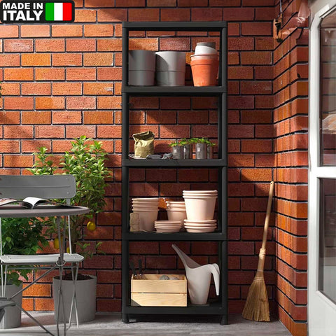 immagine-5-toomax-scaffale-multiuso-5-ripiani-in-plastica-71x35x180cm-ean-8009371014519