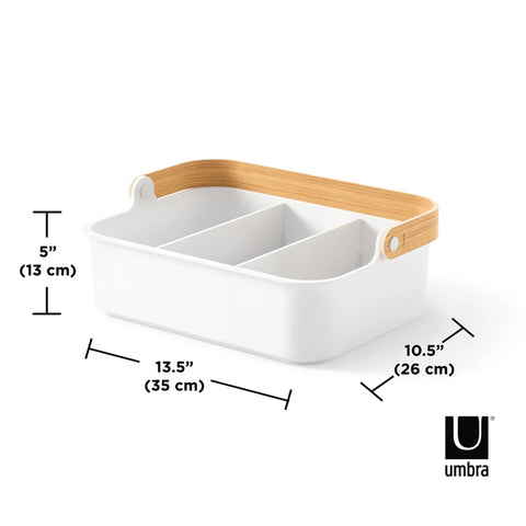 immagine-5-umbra-cestino-portaoggetti-multiuso-2-divisori-28x17cm-ean-028295398626
