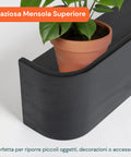 avilia home appendiabiti da muro design moderno con 5 ganci a scomparsa ean 8052879010736