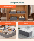 avilia home divisori cassetti set 8 organizer pieghevoli per armadio e como ean 8052879011108