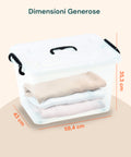 garden friend scatola salvaspazio 65l con coperchio ruote e chiusura ermetica ean 8023755054168