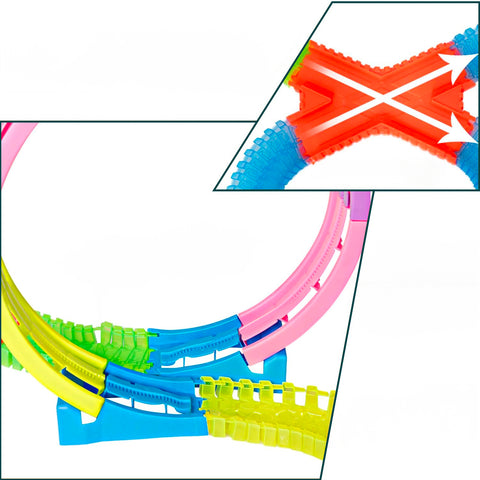 immagine-6-giaquinto-pista-acrobatica-luminosa-con-6-funzioni-e-radiocomando-187-pezzi-ean-8058486093162