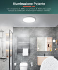Plafoniera con installazione facile a soffitto, sistema di fissaggio sicuro e montaggio rapido per uso immediato in ogni ambiente