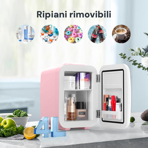 immagine-6-kumtel-mini-frigo-monoporta-4l-42w-rosa-ean-8694740430108