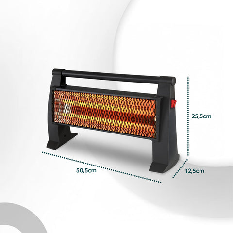 immagine-6-kumtel-stufa-riscaldatore-al-quarzo-1200w-ad-infrarossi-ean-8694740512880