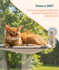 puppy lovers letto da finestra per gatti amaca pieghevole fino a 18kg di portata ean 8054806950214