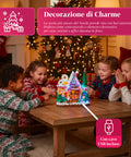 saint joy villaggio di natale animato northlight con luci led musica e albero rotante ean 8050043127457