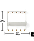 immagine-6-umbra-appendiabiti-10-ganci-con-1-ripiano-e-cestello-in-metallo-ean-028295374576