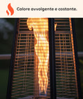 wintem stufa a gas da esterno a piramide con termostato regolabile 12kw ean 8052286432091