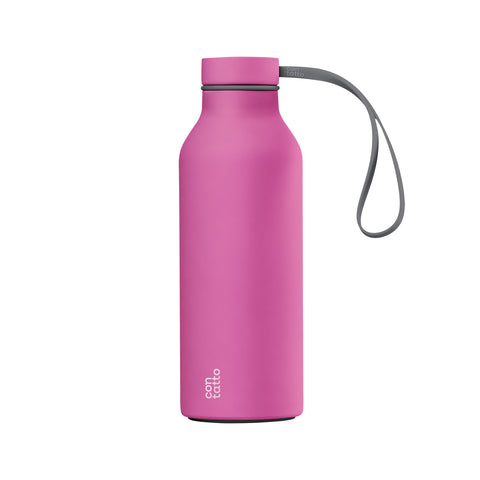Bottiglia Termica Con-Tatto 500 ml in Acciaio e Rame a 3+1 Strati Isolanti per Mantenere il Caldo fino a 15 ore ed il Freddo fino a 25 ore - Pink Ladies