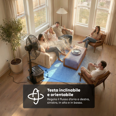 wintem ventilatore nebulizzatore industriale 230w con pale in alluminio 65 cm 3 velocita di oscillazione ean 8056819040241