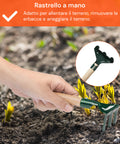 zendea set giardinaggio 6 pezzi con borsa 30x20x15cm e guanti completo per esterni ean 8015361456313