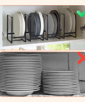 avilia home scolapiatti verticali salvaspazio set 4 pezzi in metallo 2 misure salvaspazio ean 8052879010972