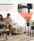 avilia home set 2 portapiante con vaso e struttura in ferro dal design moderna ean 8056819053234