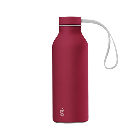 Bottiglia Termica Con-Tatto 500 ml in Acciaio e Rame a 3+1 Strati Isolanti per Mantenere il Caldo fino a 15 ore ed il Freddo fino a 25 ore - A Glass Of Wine