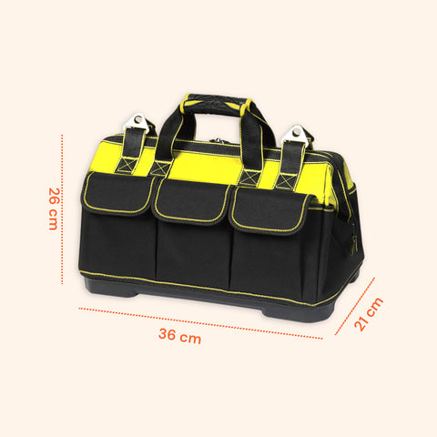 daimann borsa porta attrezzi professionale con base rigida e tessuto oxford ean 8056590070338