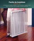 immagine-8-king-collection-box-di-sicurezza-per-bambini-con-cancelletto-in-metallo-119x5x74cm-bianco-ean-8023755056308